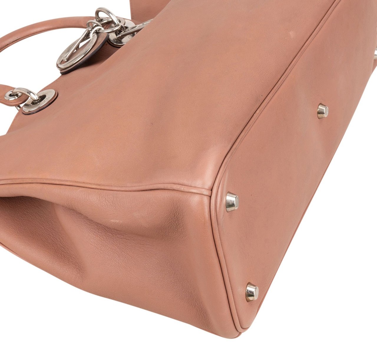 Dior Christian Dior Calfskin Diorissimo Tote Handbag Divers