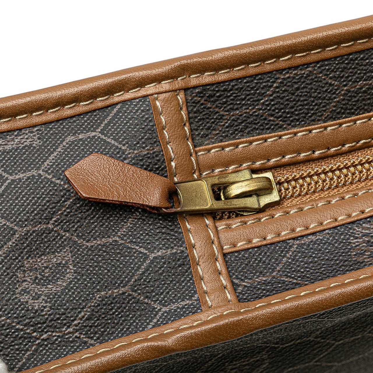 Dior Honeycomb Coated Canvas Clutch Zwart