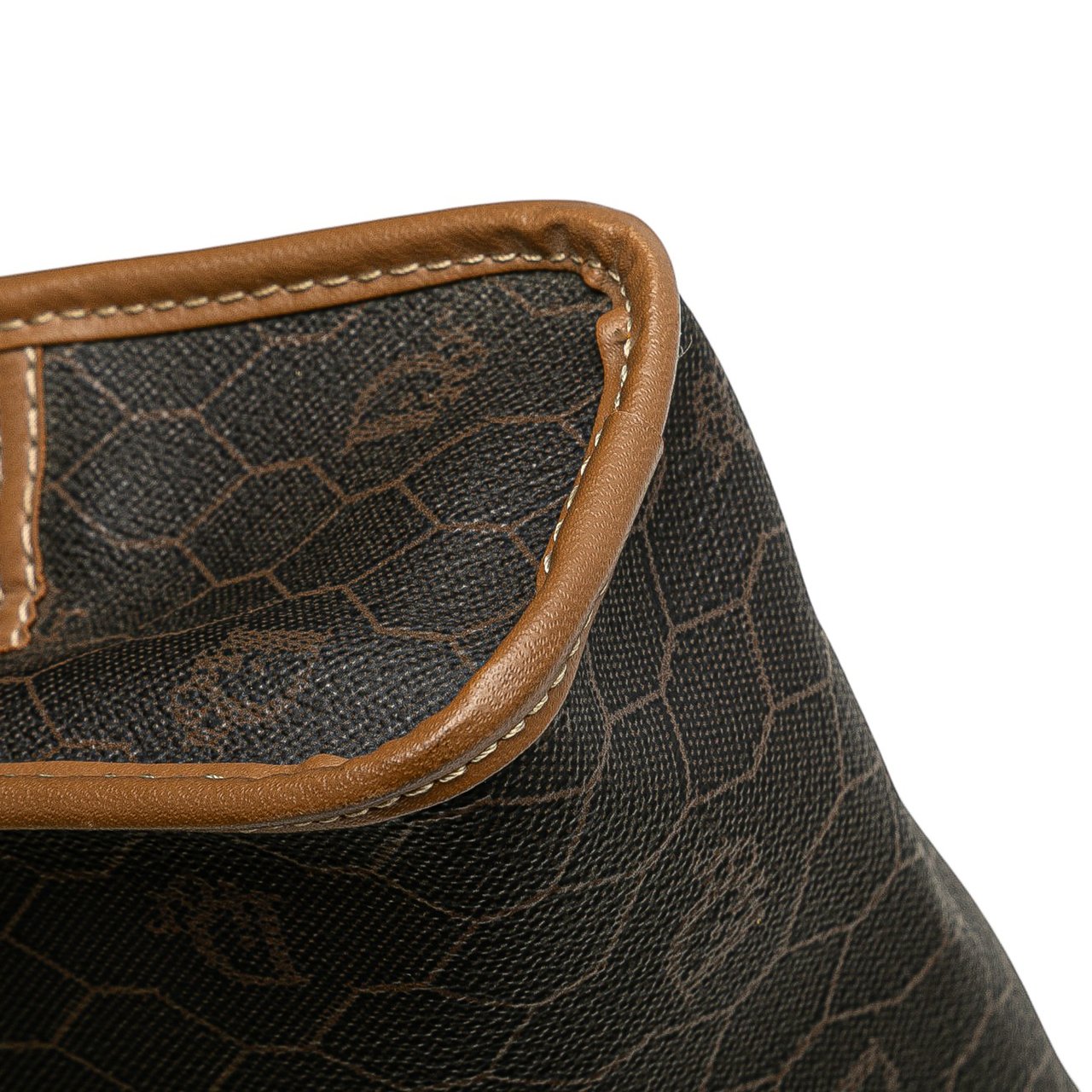 Dior Honeycomb Coated Canvas Clutch Zwart