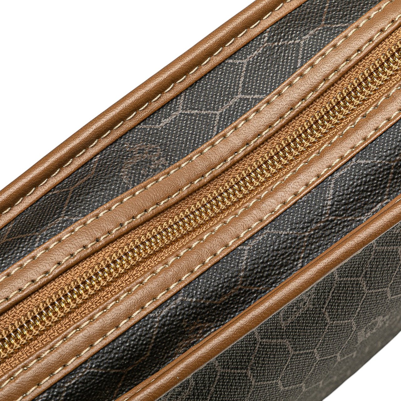 Dior Honeycomb Coated Canvas Clutch Zwart