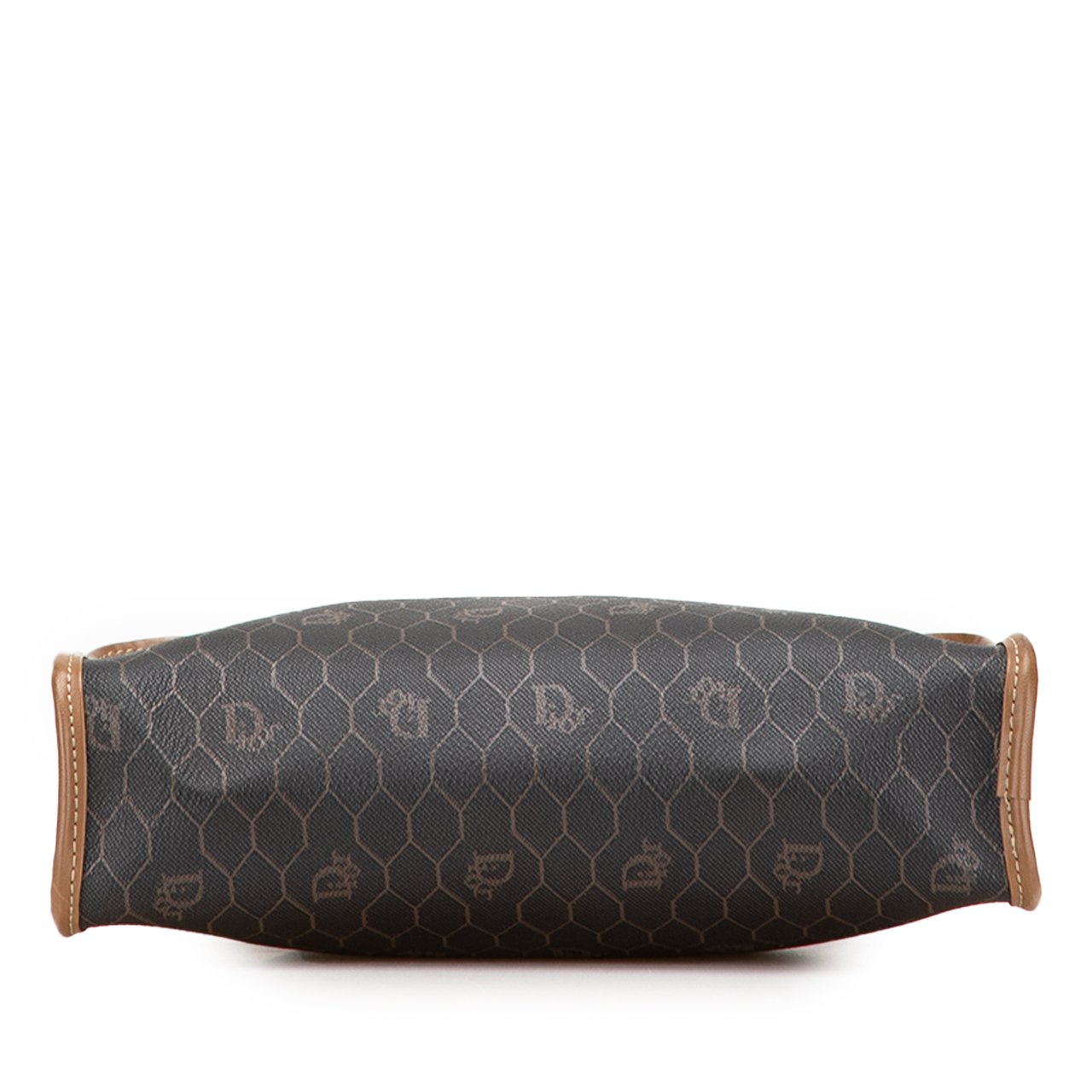 Dior Honeycomb Coated Canvas Clutch Zwart