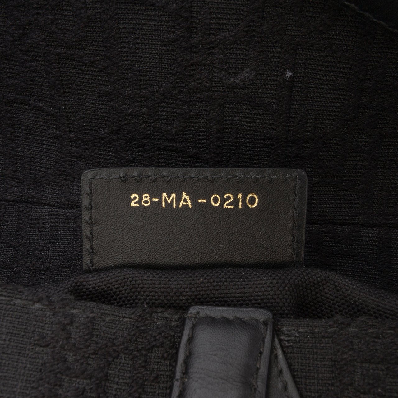 Dior Oblique Canvas Saddle Bag Zwart