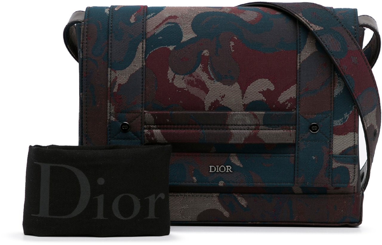 Dior x Peter Doig Messenger Bag Bruin