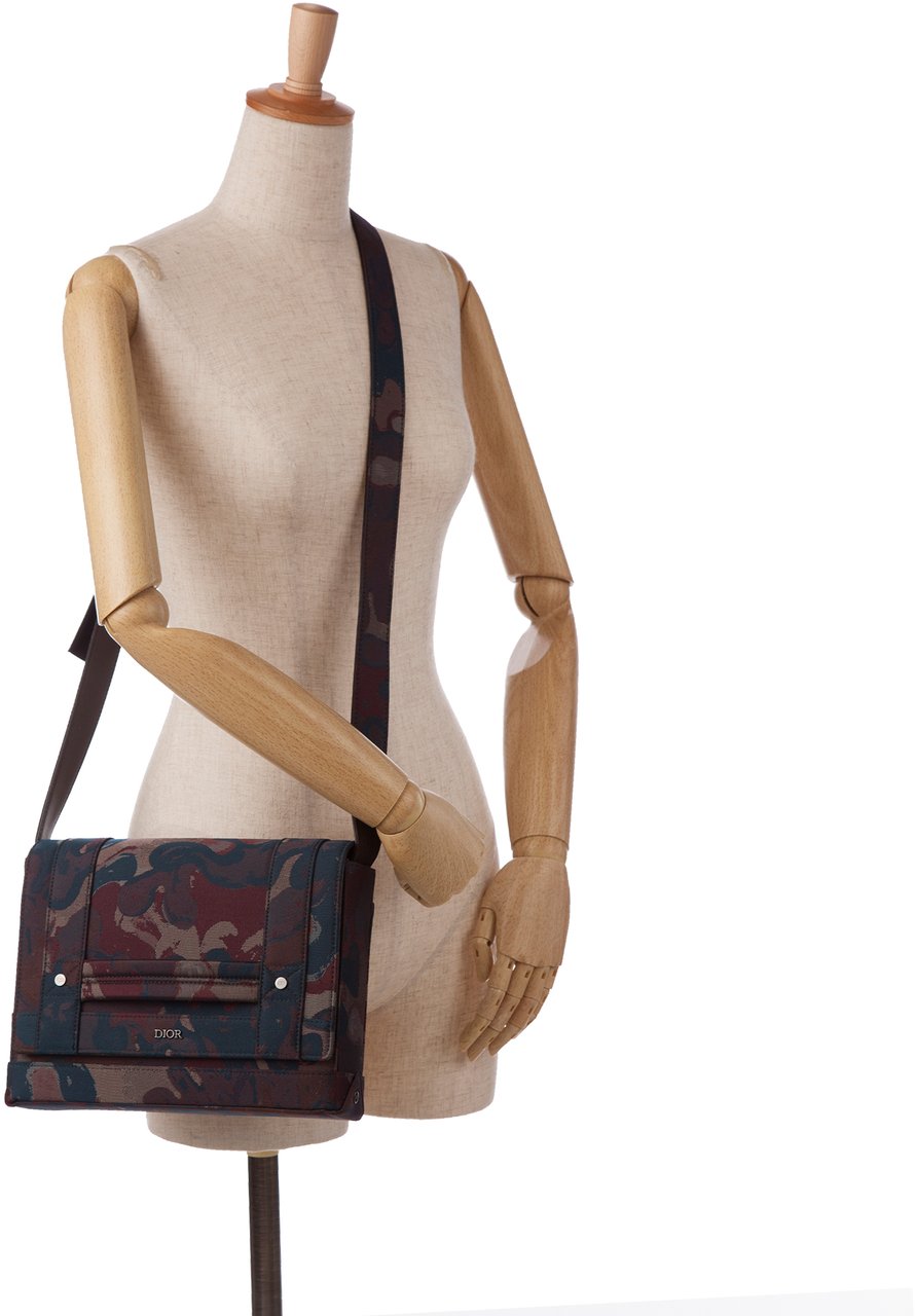 Dior x Peter Doig Messenger Bag Bruin