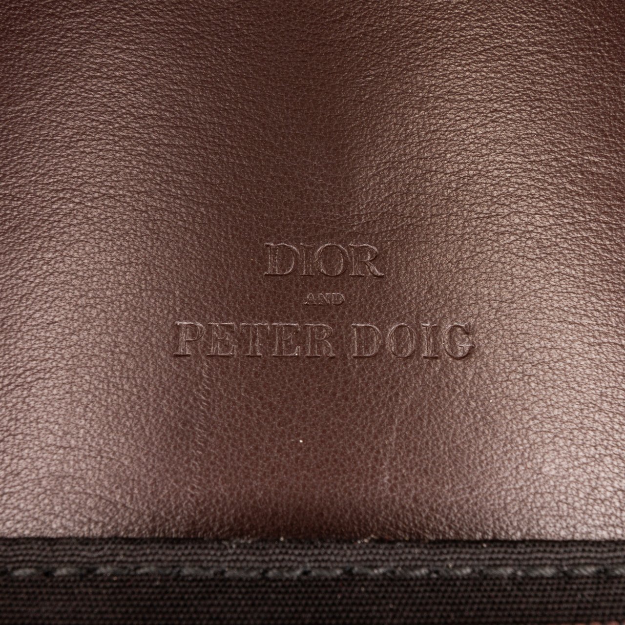 Dior x Peter Doig Messenger Bag Bruin