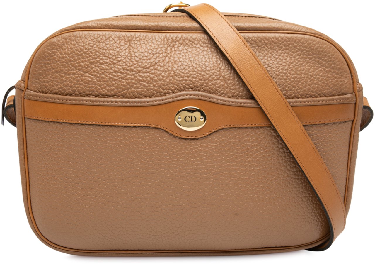 Dior Leather Crossbody Bruin