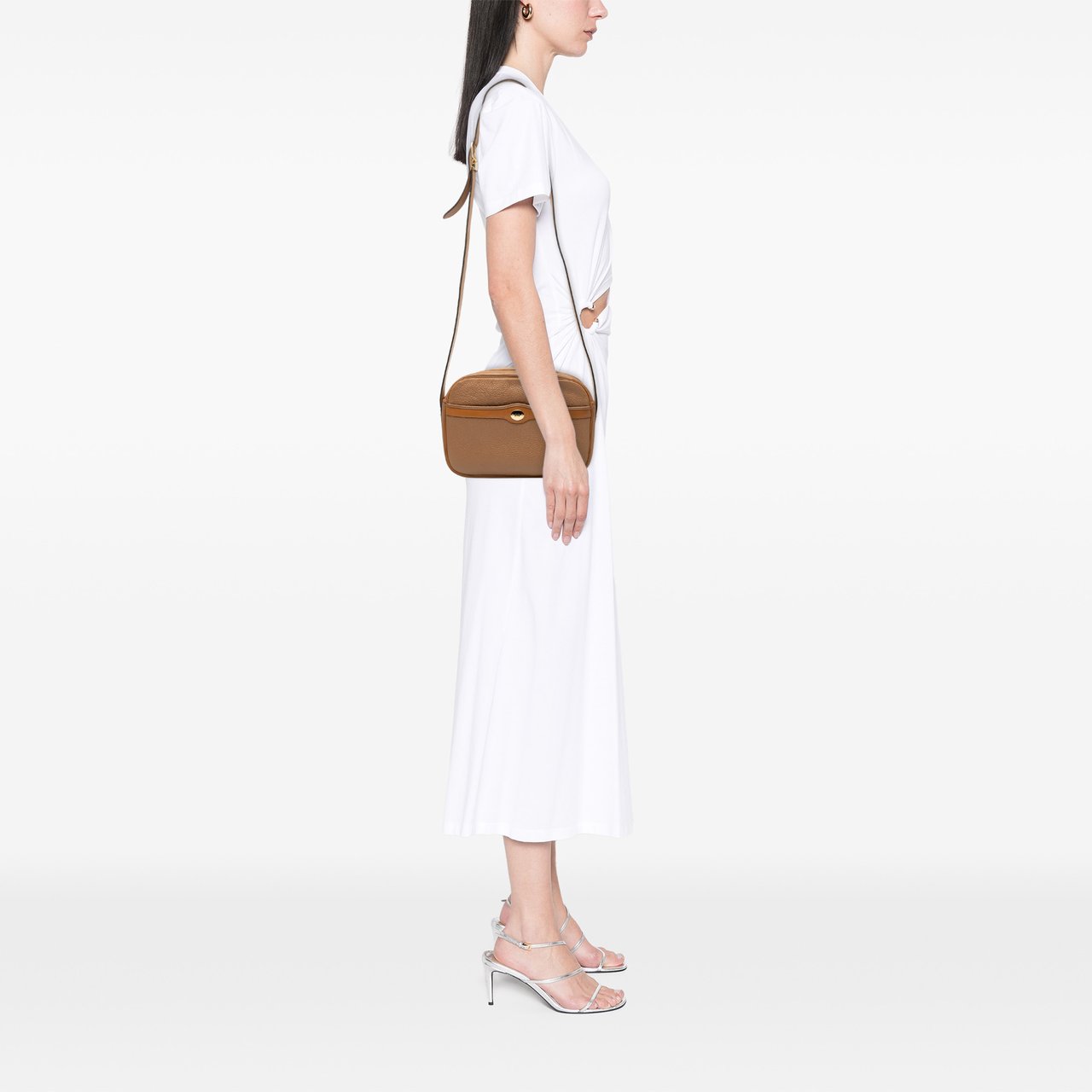 Dior Leather Crossbody Bruin