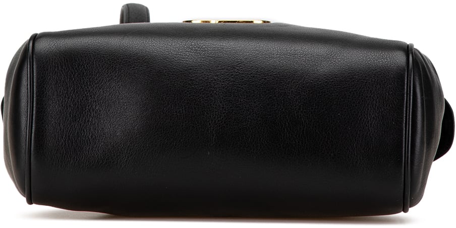Dior Leather CD Logo Shoulder Bag Zwart