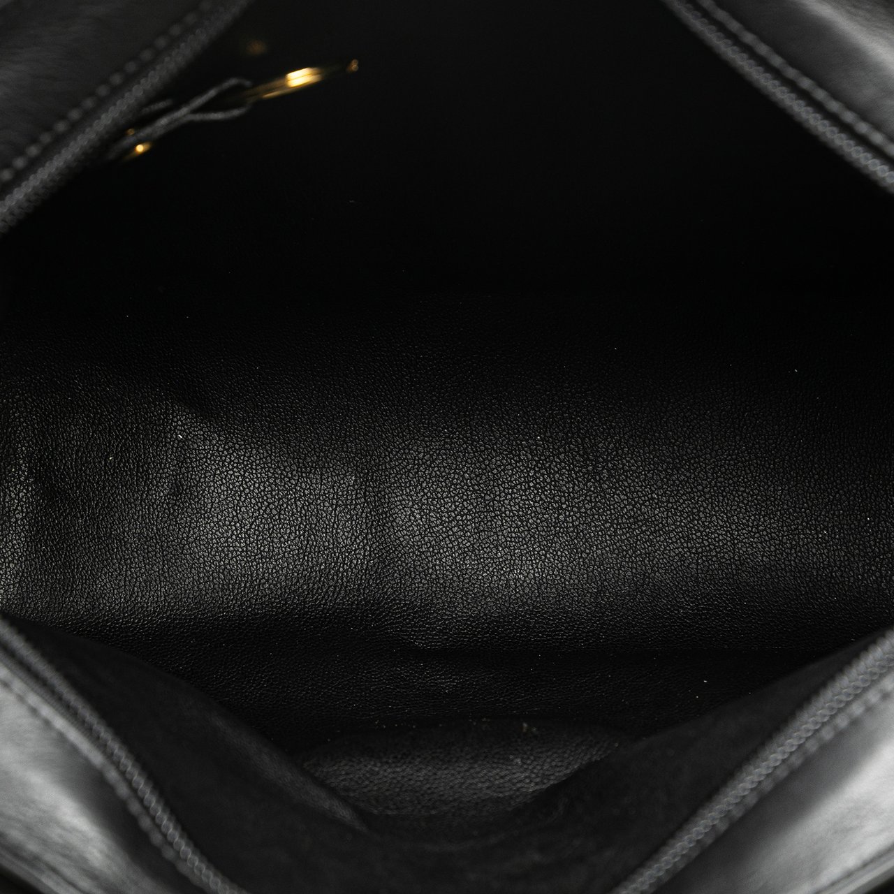 Dior Leather CD Logo Shoulder Bag Zwart