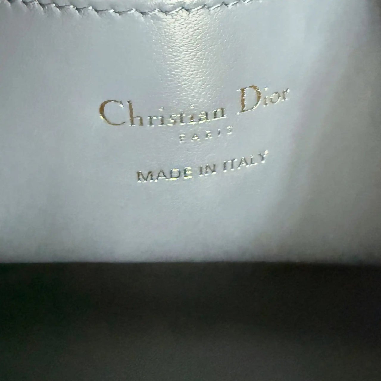 Dior Dior Medium Caro Backpack Denim blue Macrocannage lambskin / as good as new Blauw