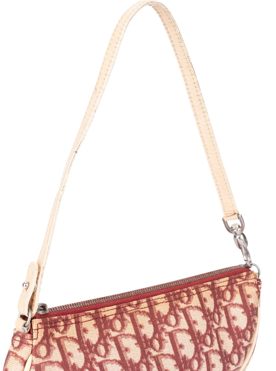 Dior Christian Dior Trotter Monogram Mini Saddle Handbag Divers