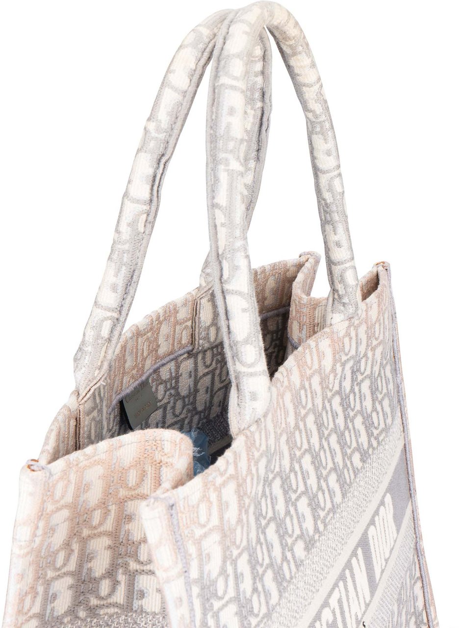 Dior Christian Dior Trotter Monogram Small Book Tote Handbag Divers