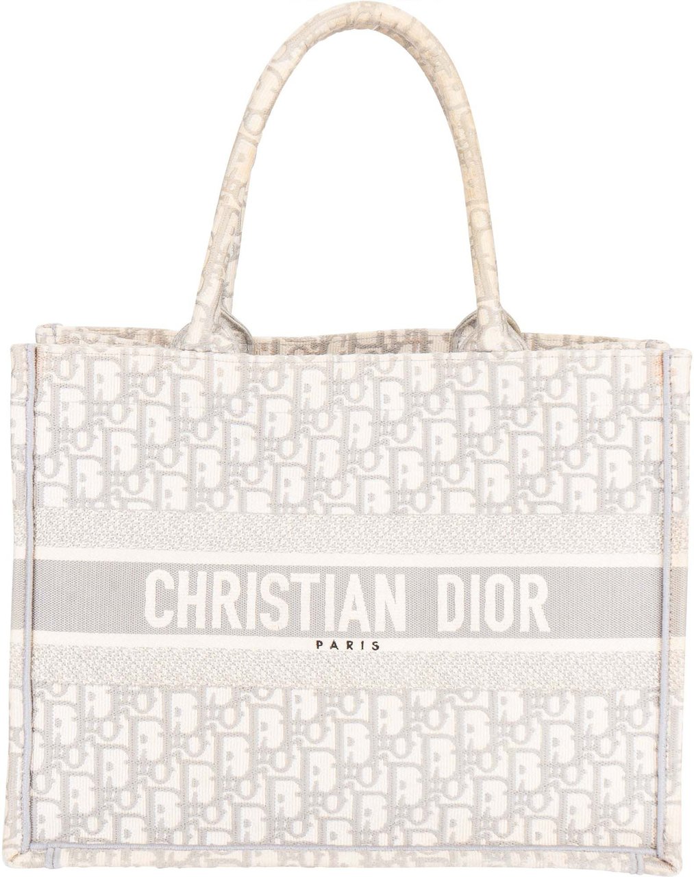 Dior Christian Dior Trotter Monogram Small Book Tote Handbag Divers