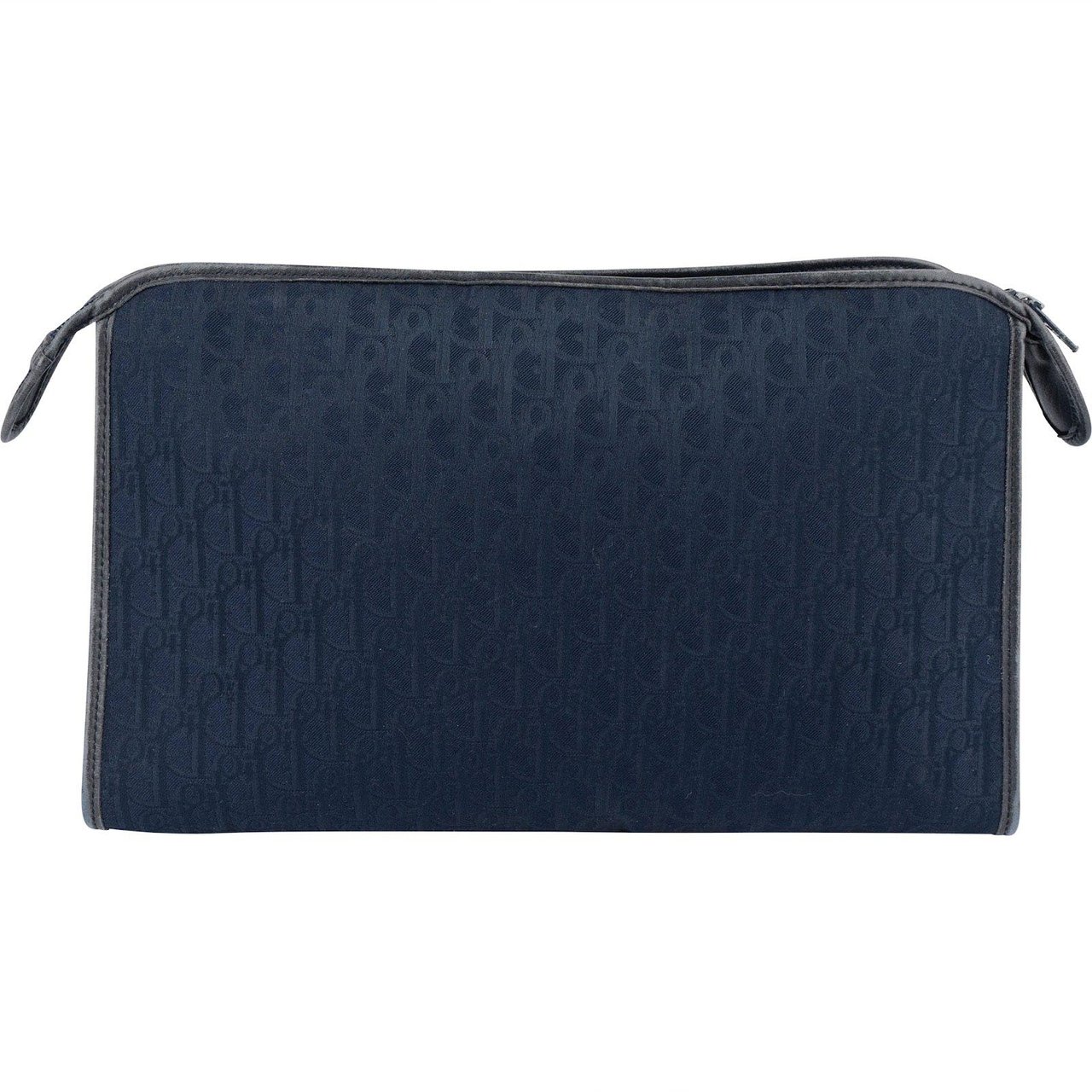 Dior Christian Dior Trotter Monogram Clutch Navy