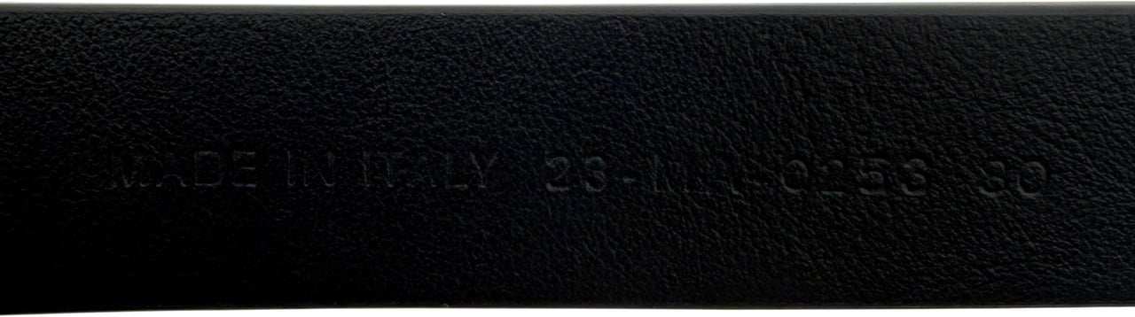 Dior Christian Dior Miss Dior belt in smooth calfskin leather, size 80, black Zwart