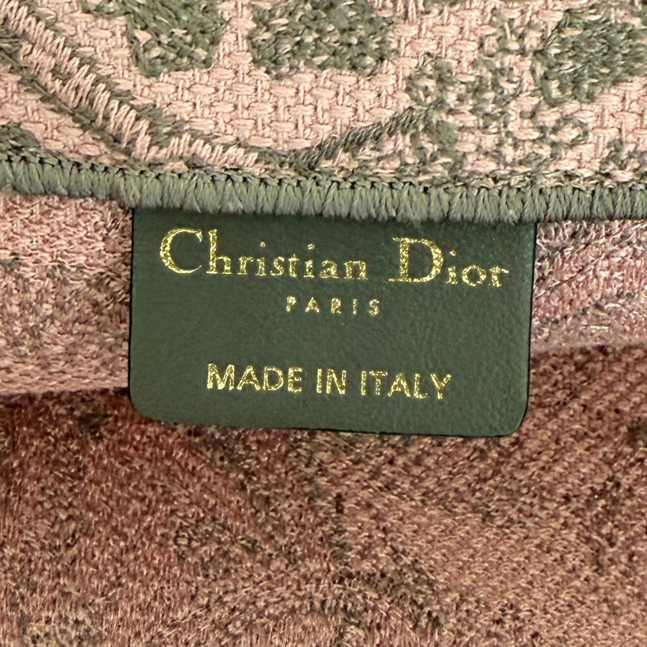 Dior Dior Große Book Tote Toile de Jouy Rosa / neuwertig Roze