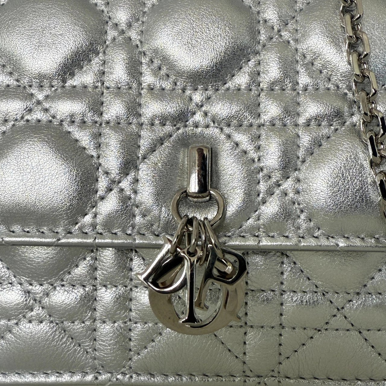 Dior Dior My Dior Daily Pouch mit Kette Silber / sehr gut Zilver