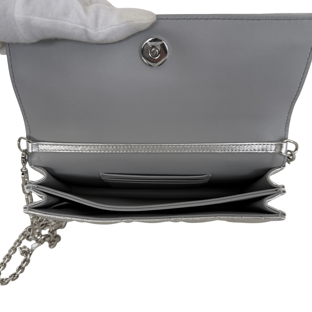 Dior Dior My Dior Daily Pouch mit Kette Silber / sehr gut Zilver
