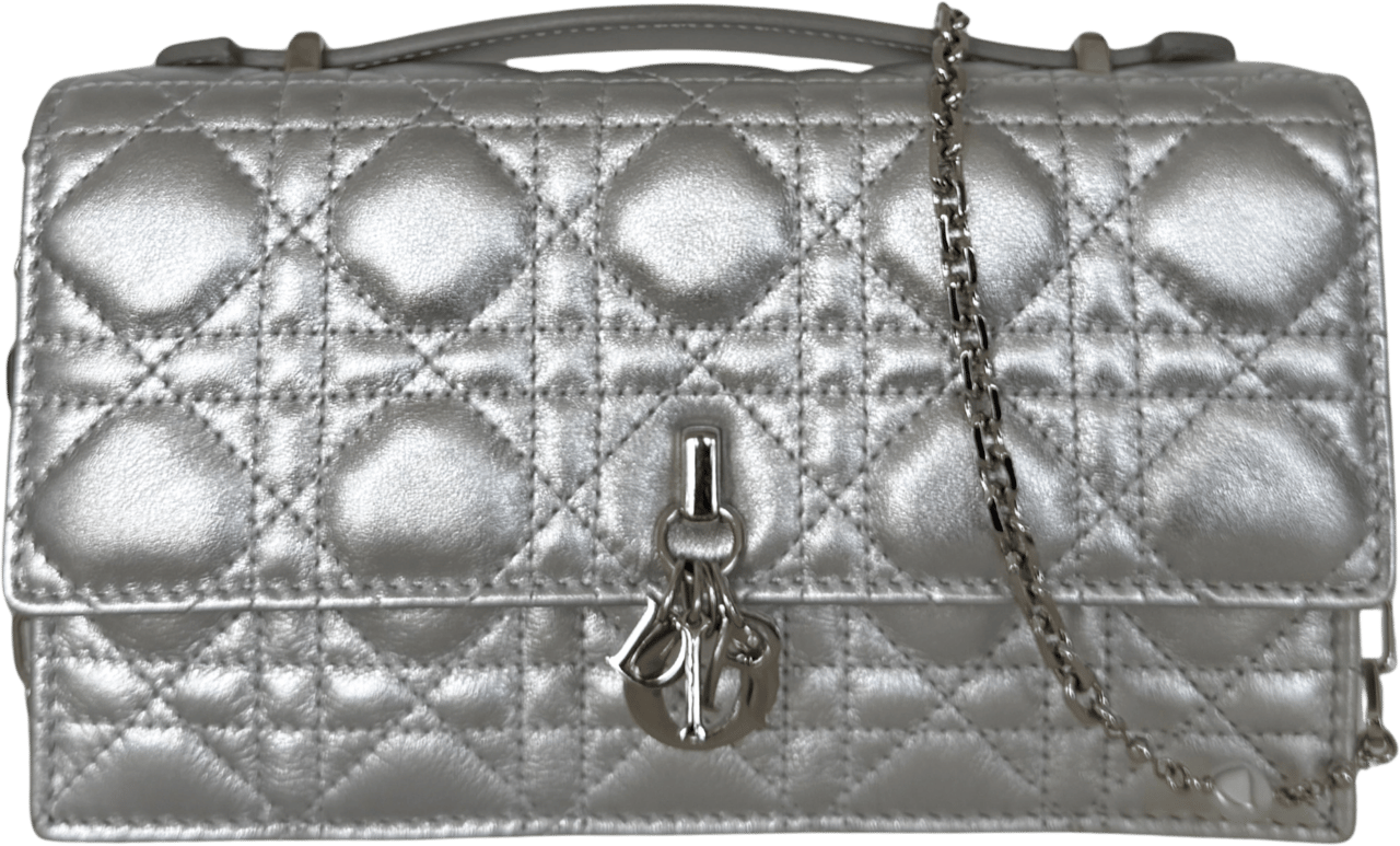 Dior Dior My Dior Daily Pouch mit Kette Silber / sehr gut Zilver