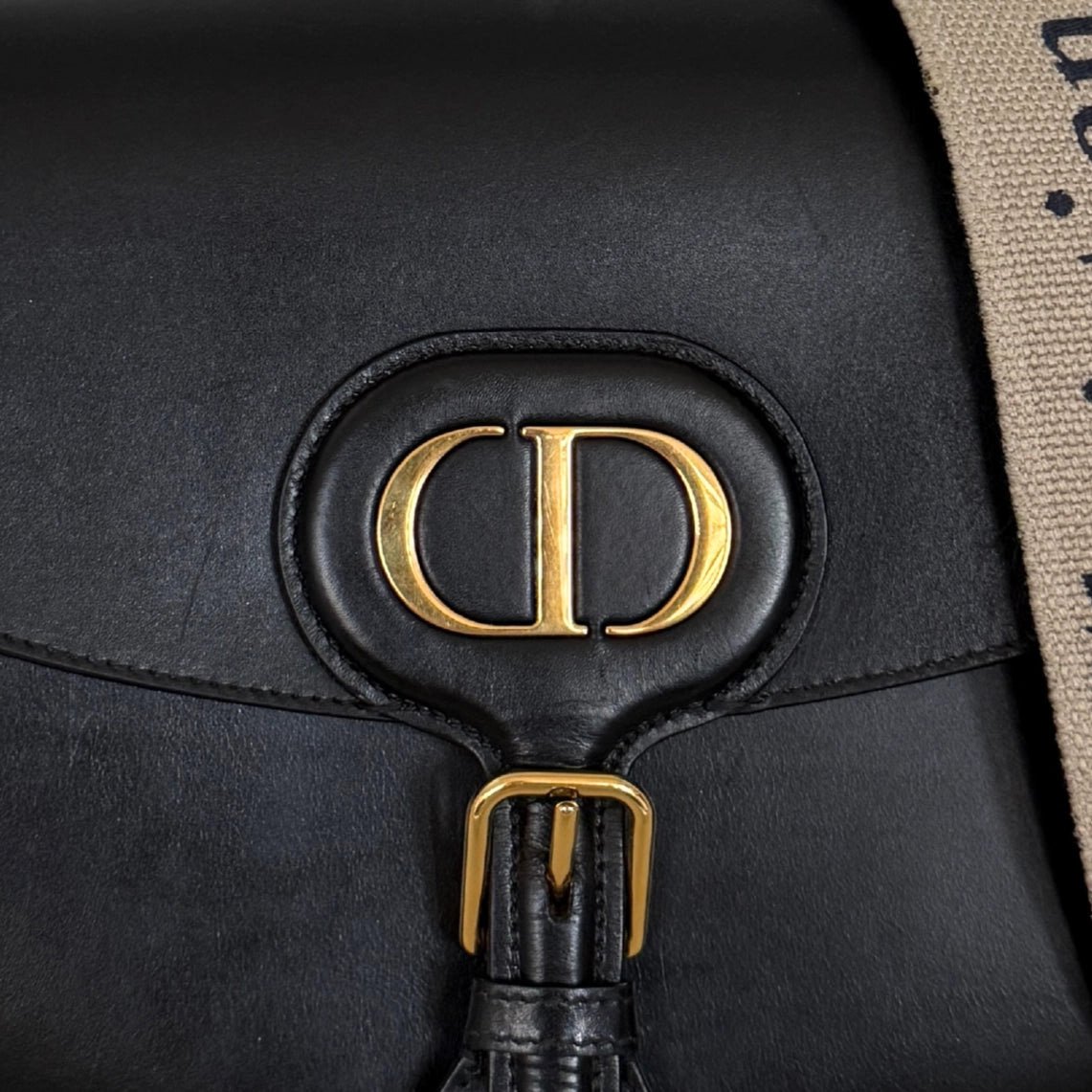 Dior Dior Bobby Tasche Groß Schwarz / sehr gut Zwart