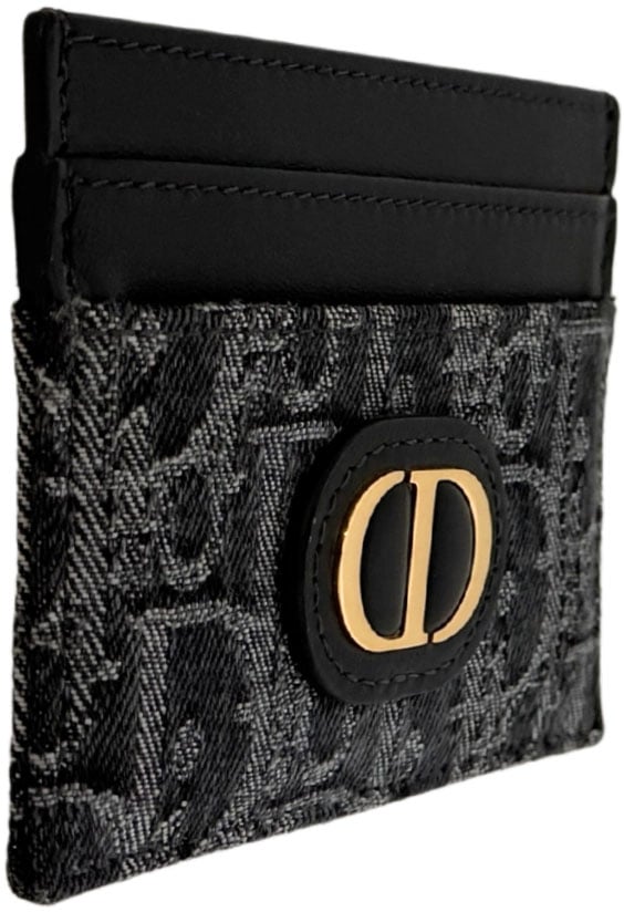 Dior Dior 30 Montaigne Freesia Kartenetui Dunkelblau / neuwertig Blauw