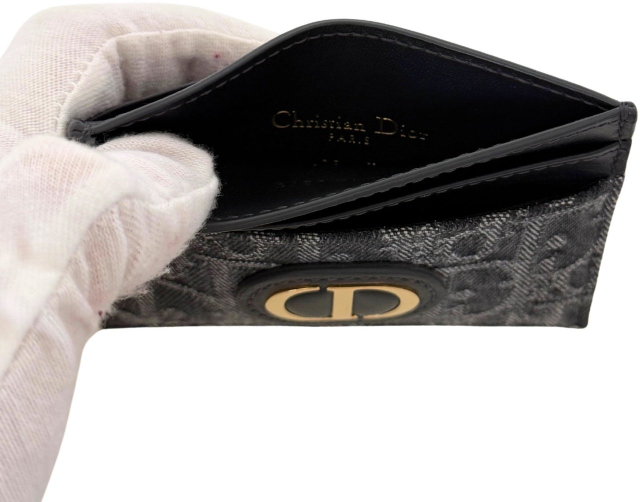 Dior Dior 30 Montaigne Freesia Kartenetui Dunkelblau / neuwertig Blauw