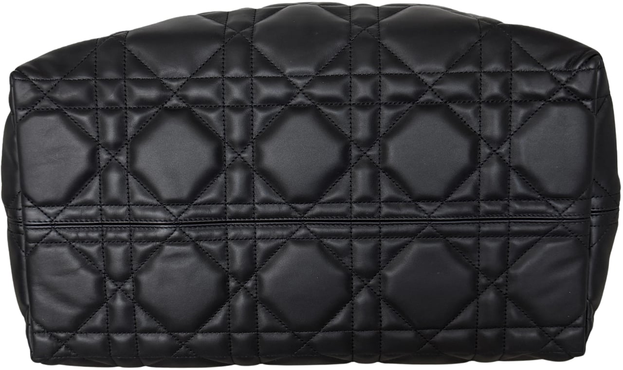 Dior Toujours Bag Black Large Leather Full Set Zwart
