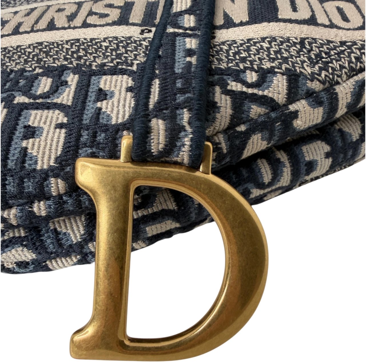 Dior Saddle Bag Dior Oblique mittelgroß Beige