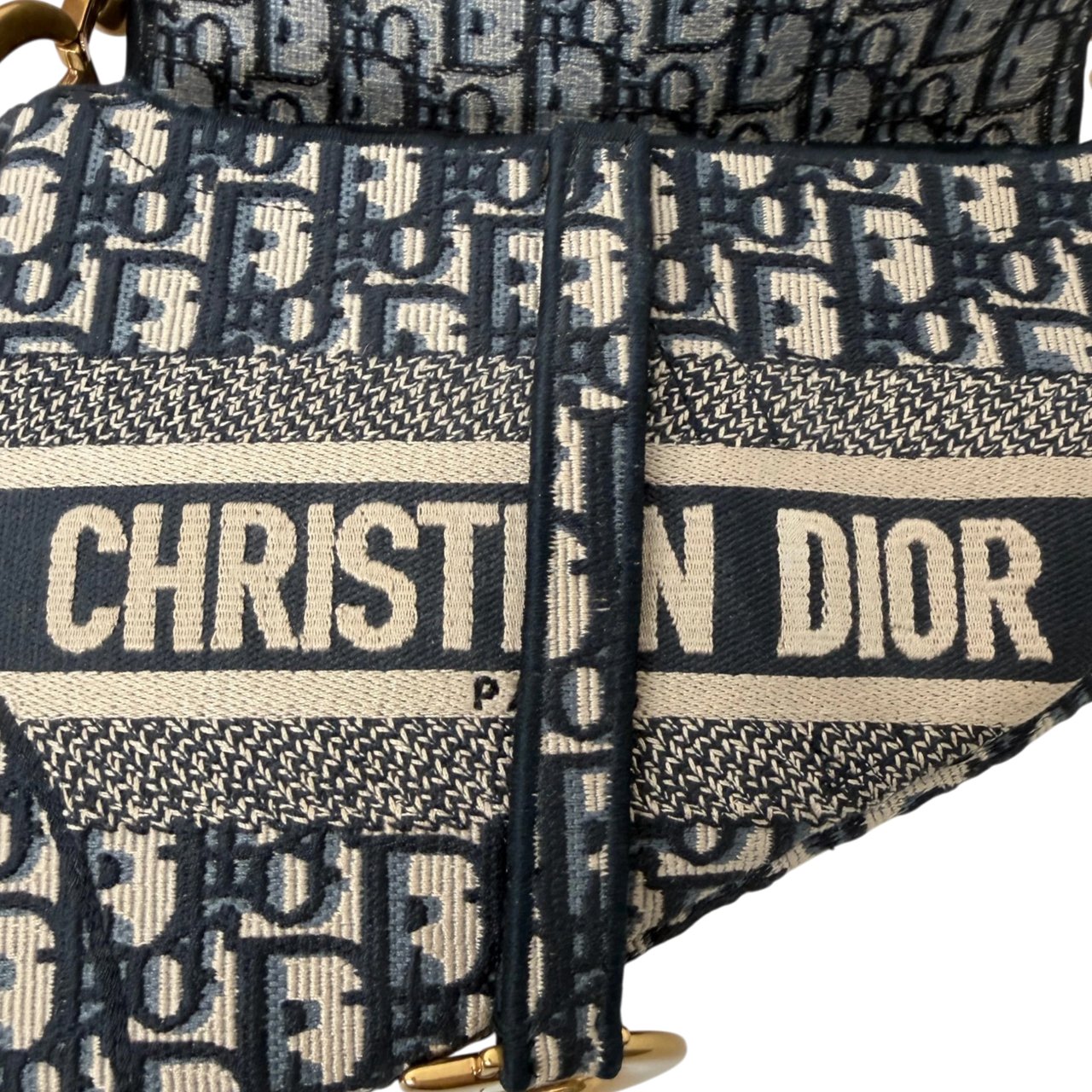 Dior Saddle Bag Dior Oblique mittelgroß Beige