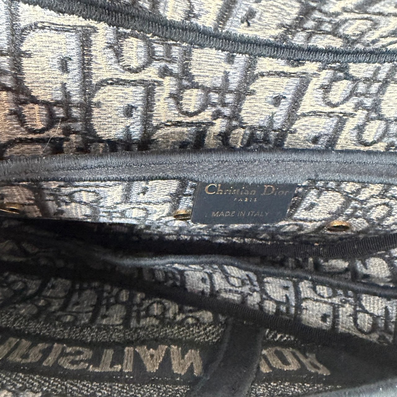 Dior Saddle Bag Dior Oblique mittelgroß Beige