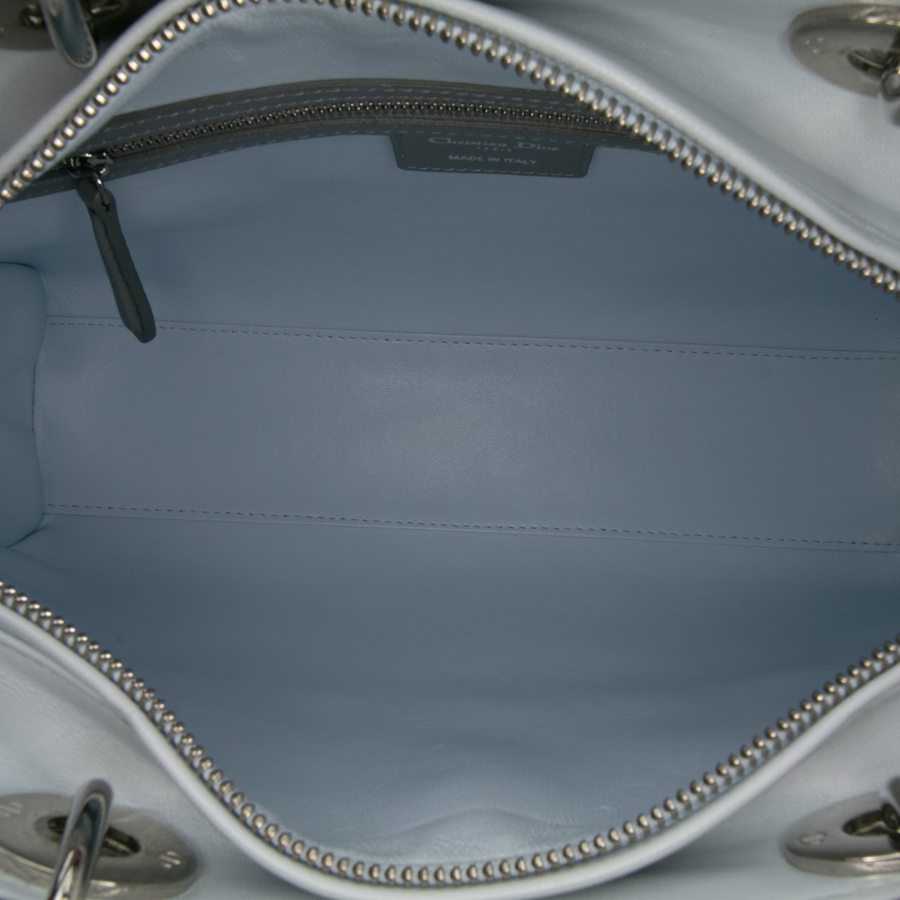 Dior Large Bicolor Lambskin Cannage Lady Dior Roze