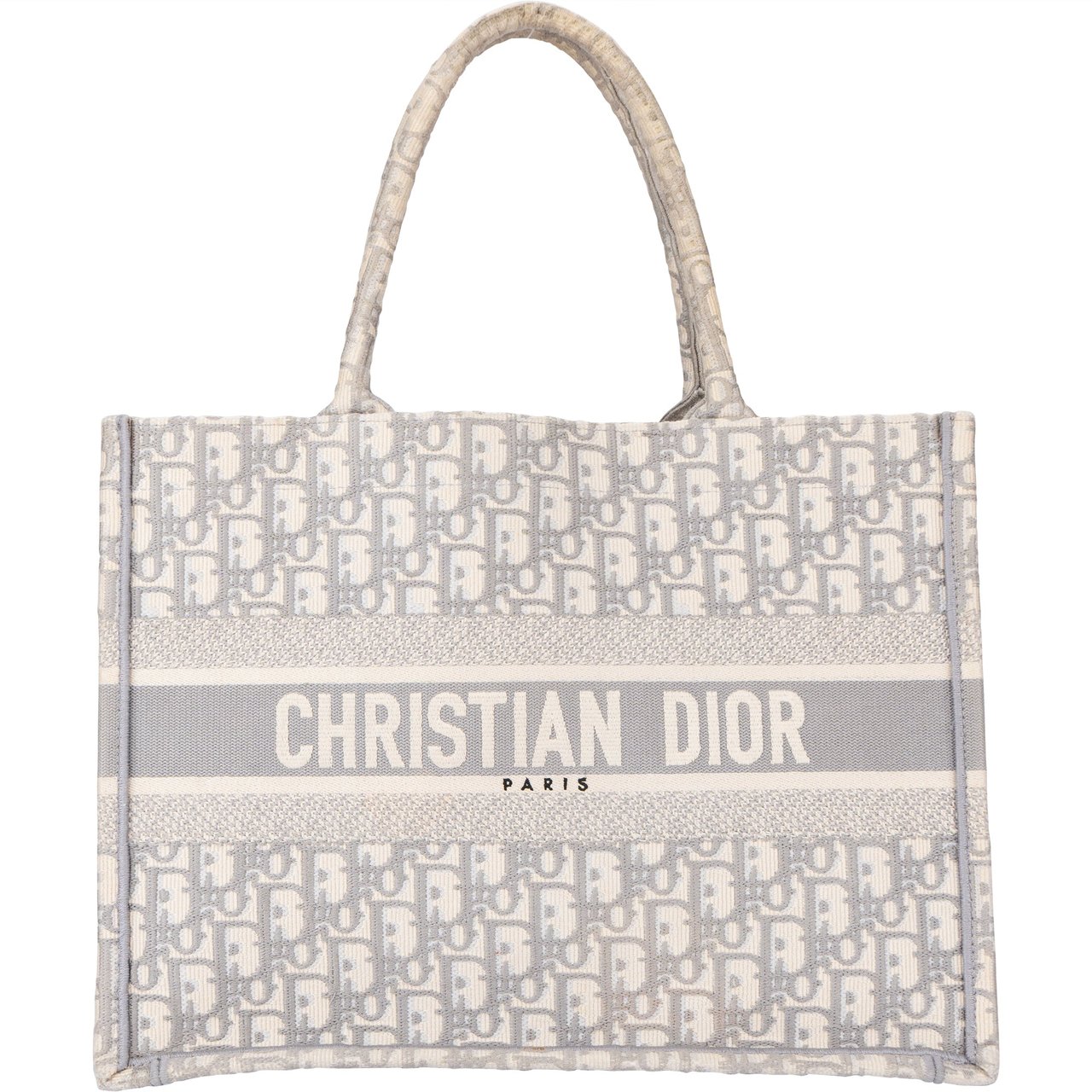 Dior Christian Dior Trotter Monogram Small Book Tote Handbag Divers