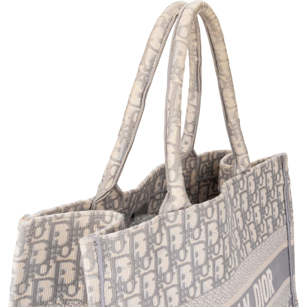 Dior Christian Dior Trotter Monogram Small Book Tote Handbag Divers