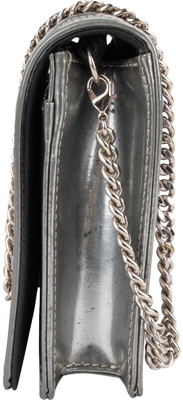 Dior Metallic Perforated Cannage Diorama Crossbody Bag Divers