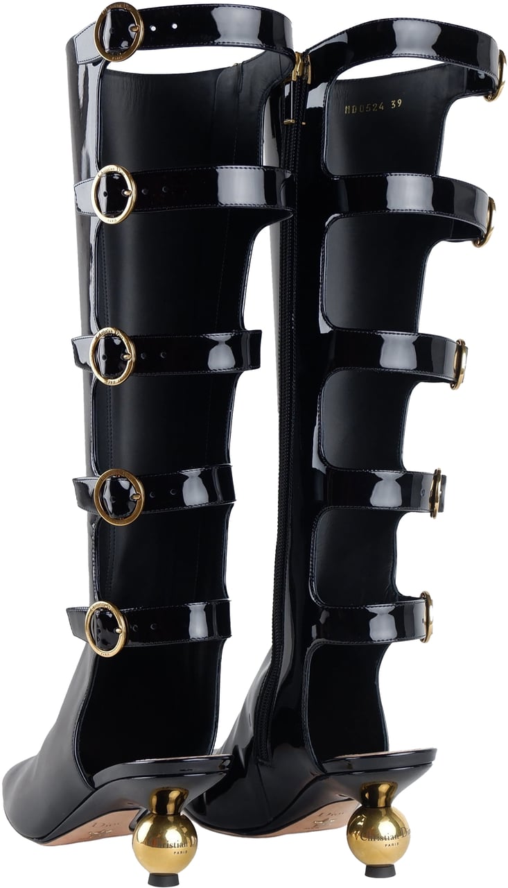 Dior Dior Ankle Boots Black Woman Dierenprint
