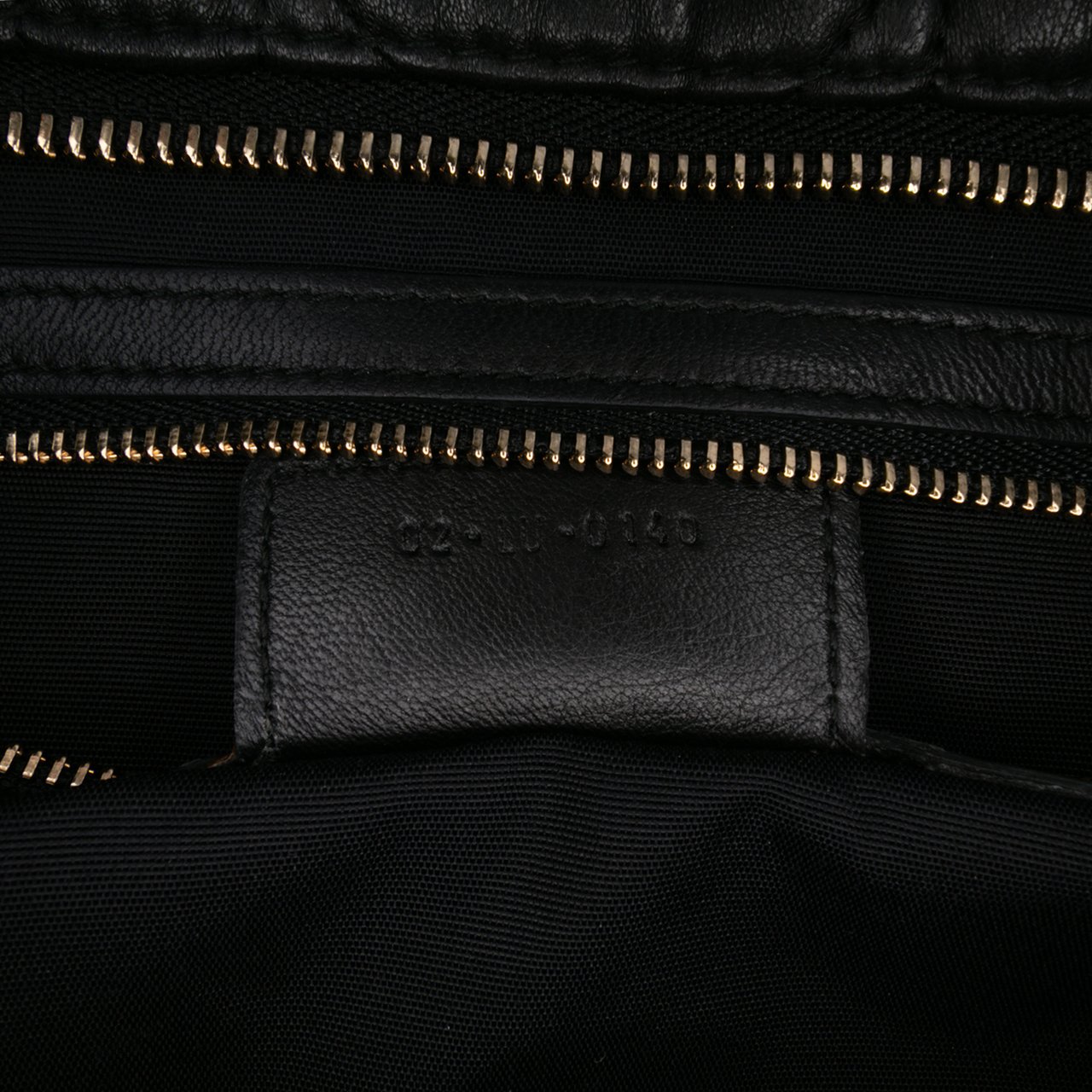 Dior Lambskin Cannage Lady Dior Clutch Zwart
