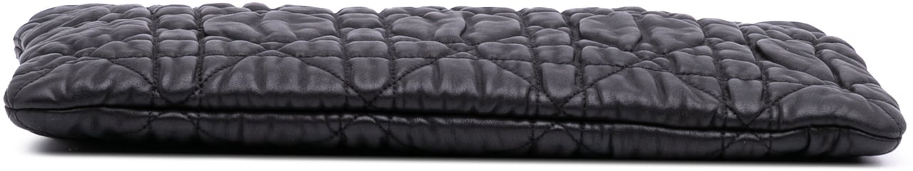 Dior Lambskin Cannage Lady Dior Clutch Zwart