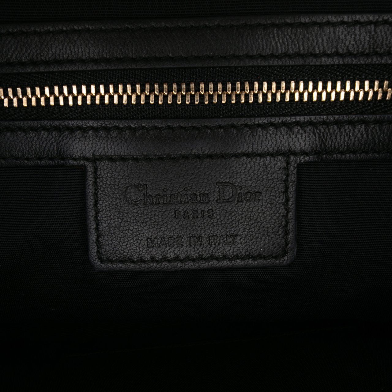 Dior Lambskin Cannage Lady Dior Clutch Zwart