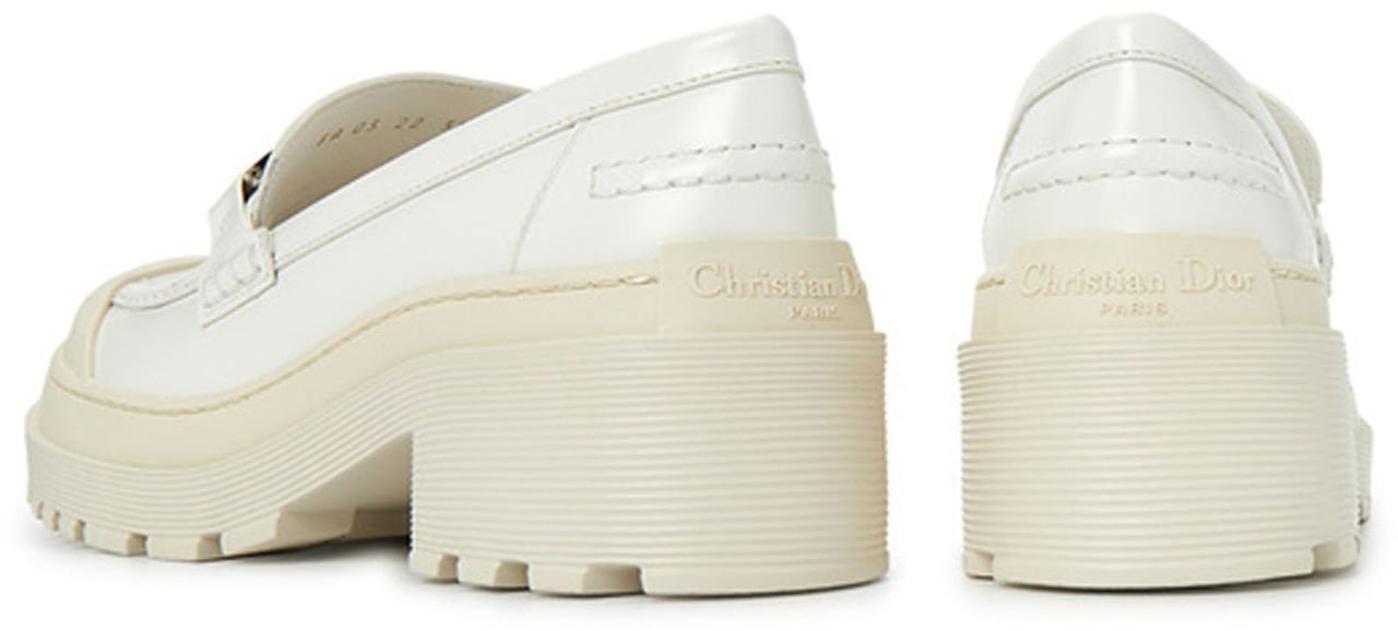 Dior Dior Leather Loafers Wit