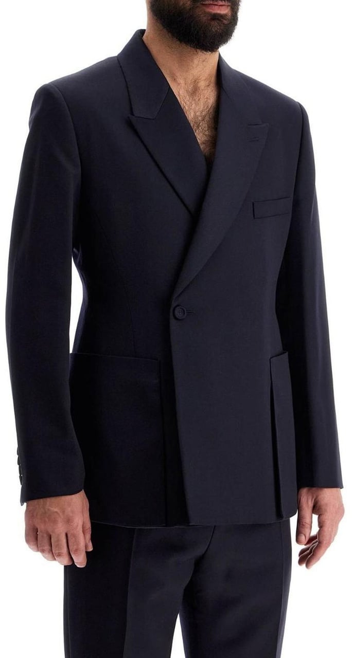 Dior Dior Wool Blazer Jacket Blauw