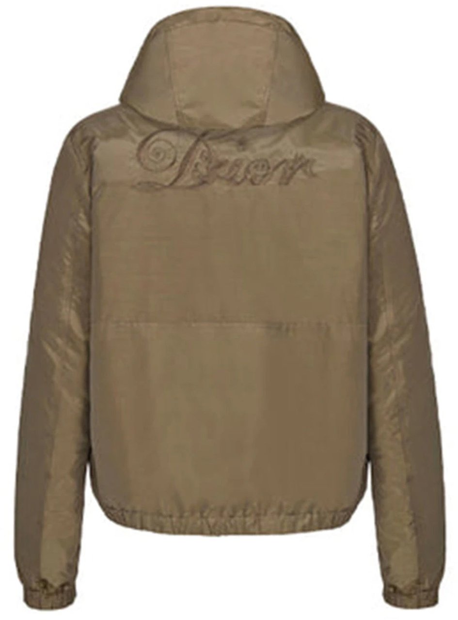 Dior Dior x Kenny Scharf Embroidered Logo Hooded Jacket Groen