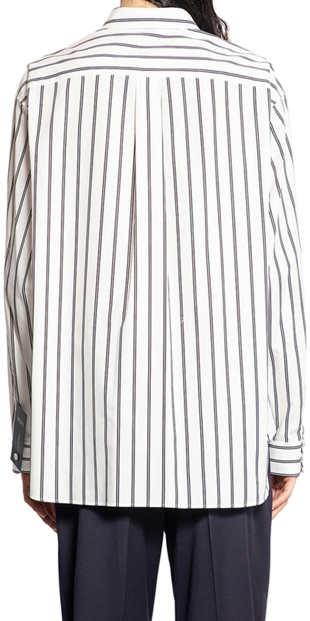 Dior Cotton Striped Shirt Wit