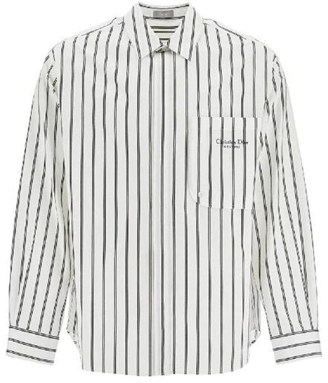 Dior Cotton Striped Shirt Wit