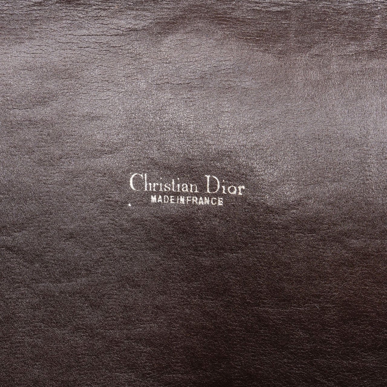 Dior Christian Dior Oblique Monogram Clutch Bag Bruin