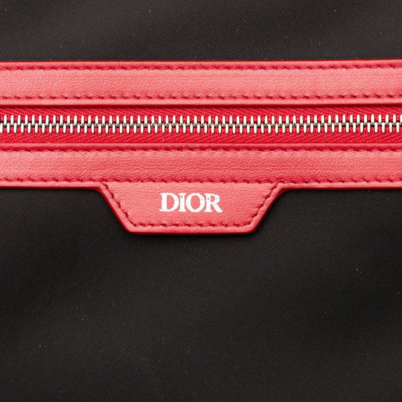 Dior Oblique Perforated Calfskin Galaxy World Tour Shoe Case Rood