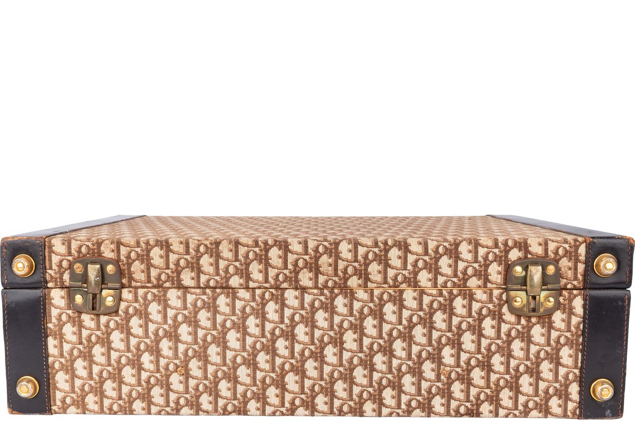 Dior Christian Dior Trotter Monogram 60 Suitcase Trunk Divers