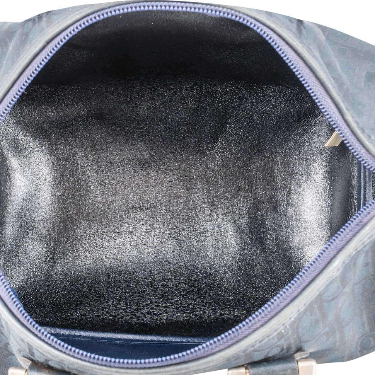 Dior Christian Dior Trotter Satin Monogram Boston Handbag Divers
