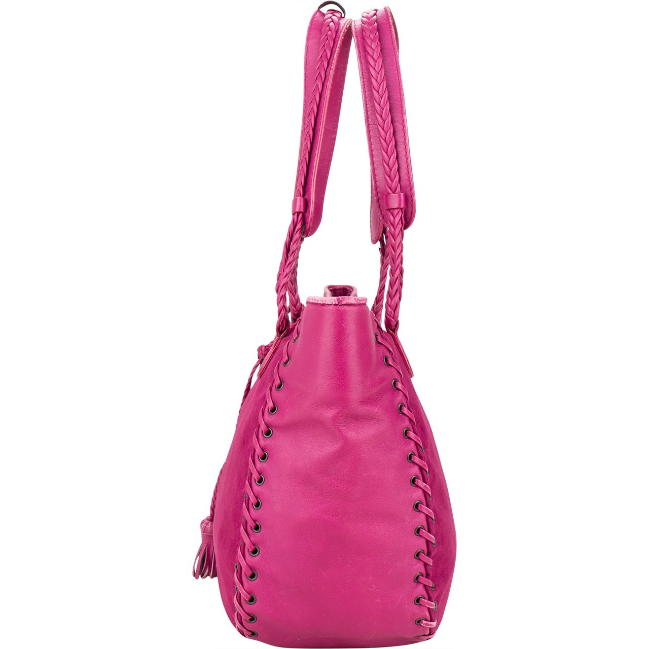 Dior Christian Dior Pink Trotter Monogram Ethnic String Handbag Divers