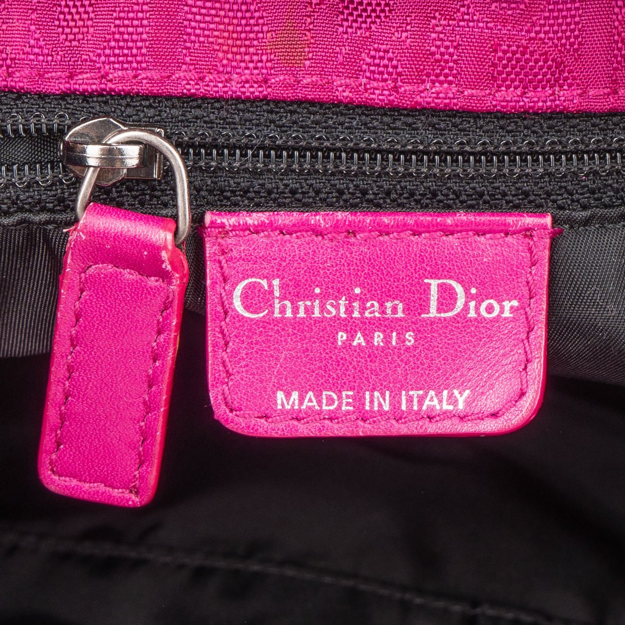 Dior Christian Dior Pink Trotter Monogram Ethnic String Handbag Divers