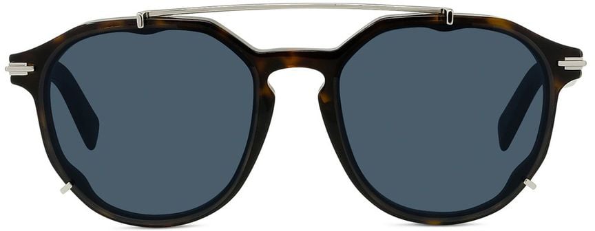 Dior Blacksuit Ri Phantos-Shape Acetate Sunglasses Grijs
